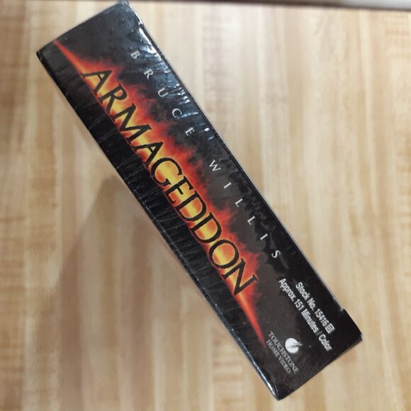 Armageddon 1998 VHS Factory Sealed Michael Bay Bruce Willis Billy Bob Thornton - Picture 5 of 6